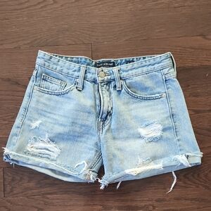 Womens Lucky Brand Boyfriend Jean Shorts